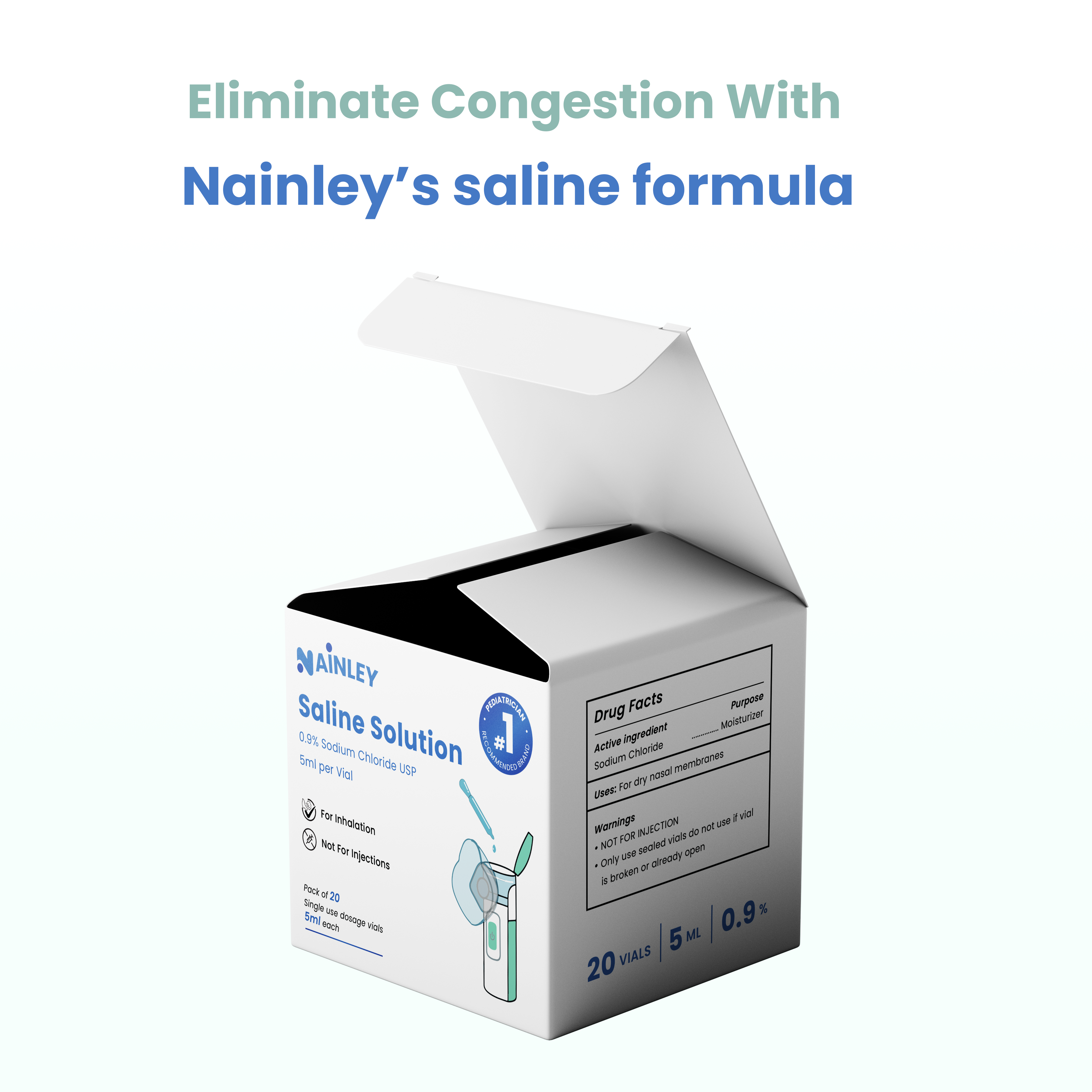 0.9% Saline Solution - For Portable Nebulizer (checkout champ)
