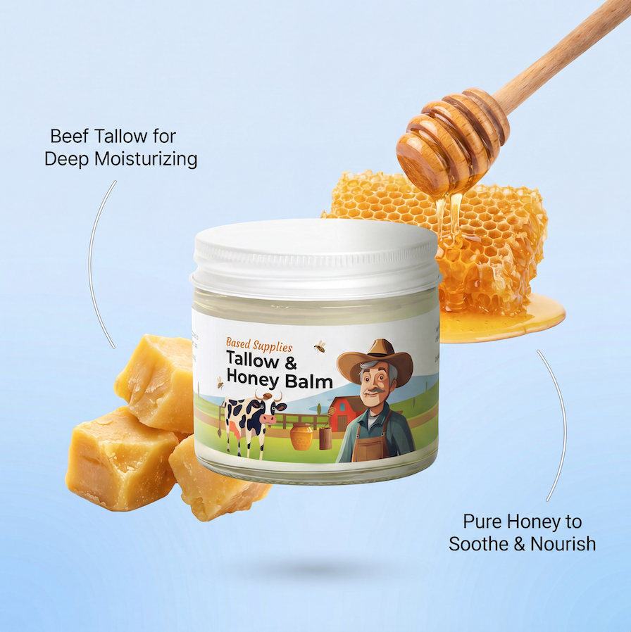 Tallow and honey balm - Naturally relieve baby's dry, itchy skin