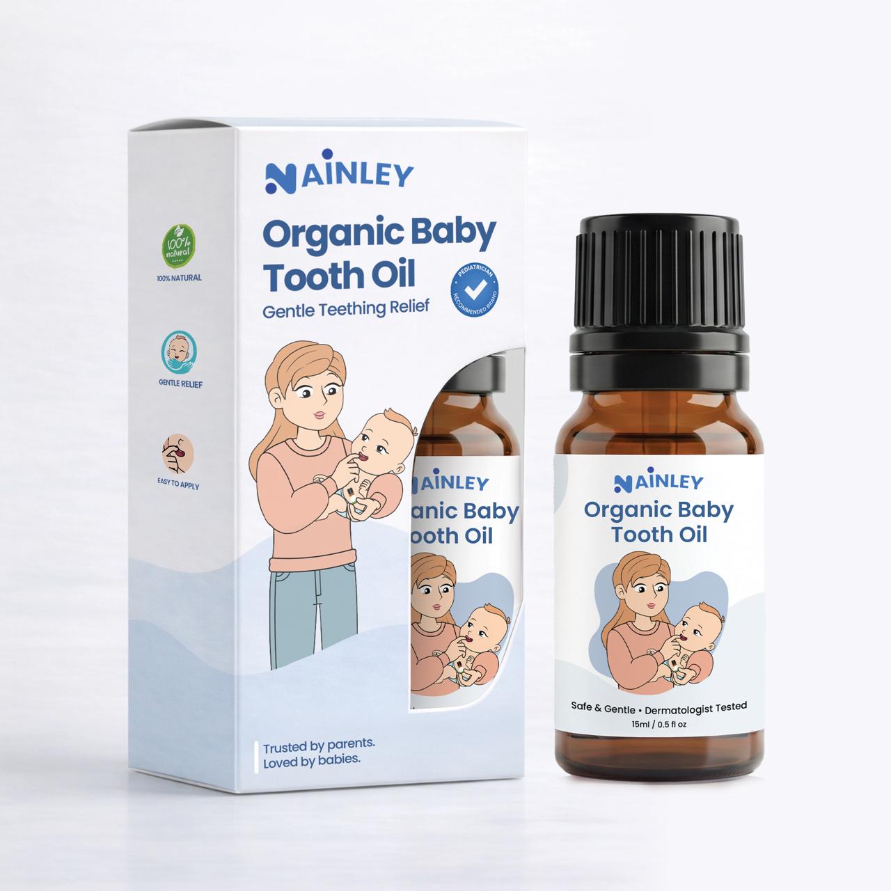 Nainley Organic Baby Tooth Oil