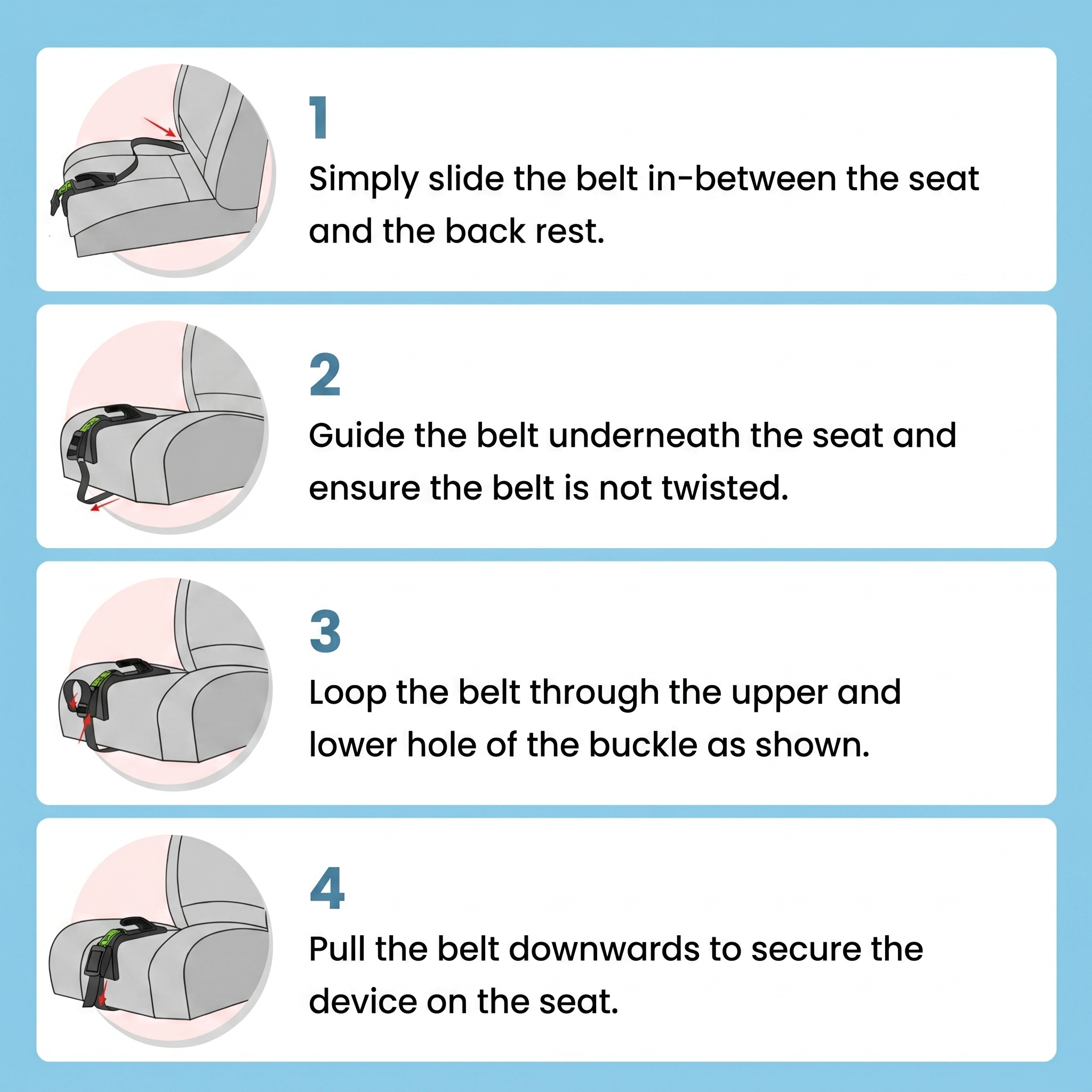 Safety Holder - Protects your baby too while driving