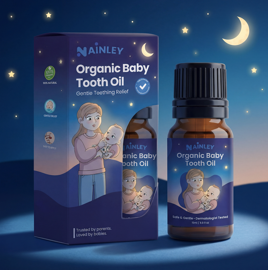 Nainley nighttime Organic Baby Tooth Oil