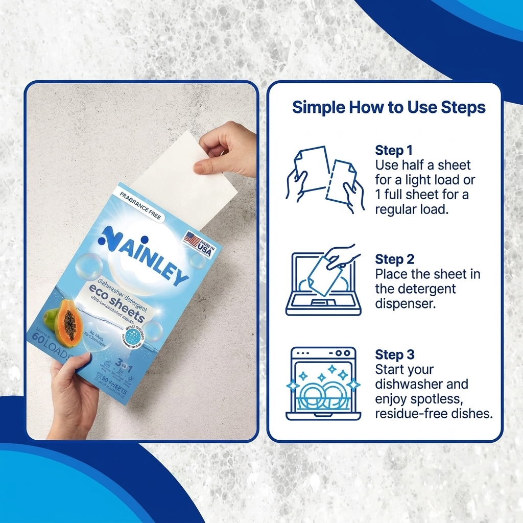 Papaya detergent sheets - Protect your family from harmful chemicals
