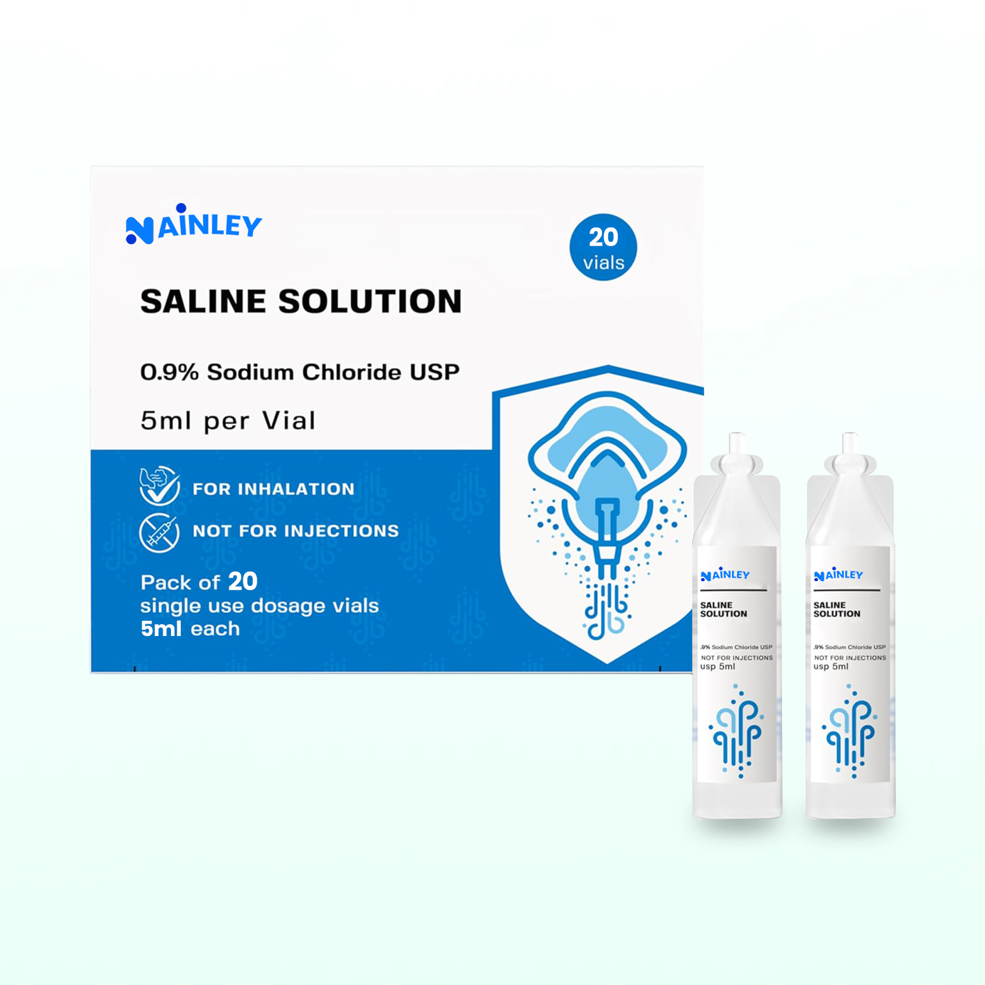 0.9% Saline Solution - For Portable Nebulizer